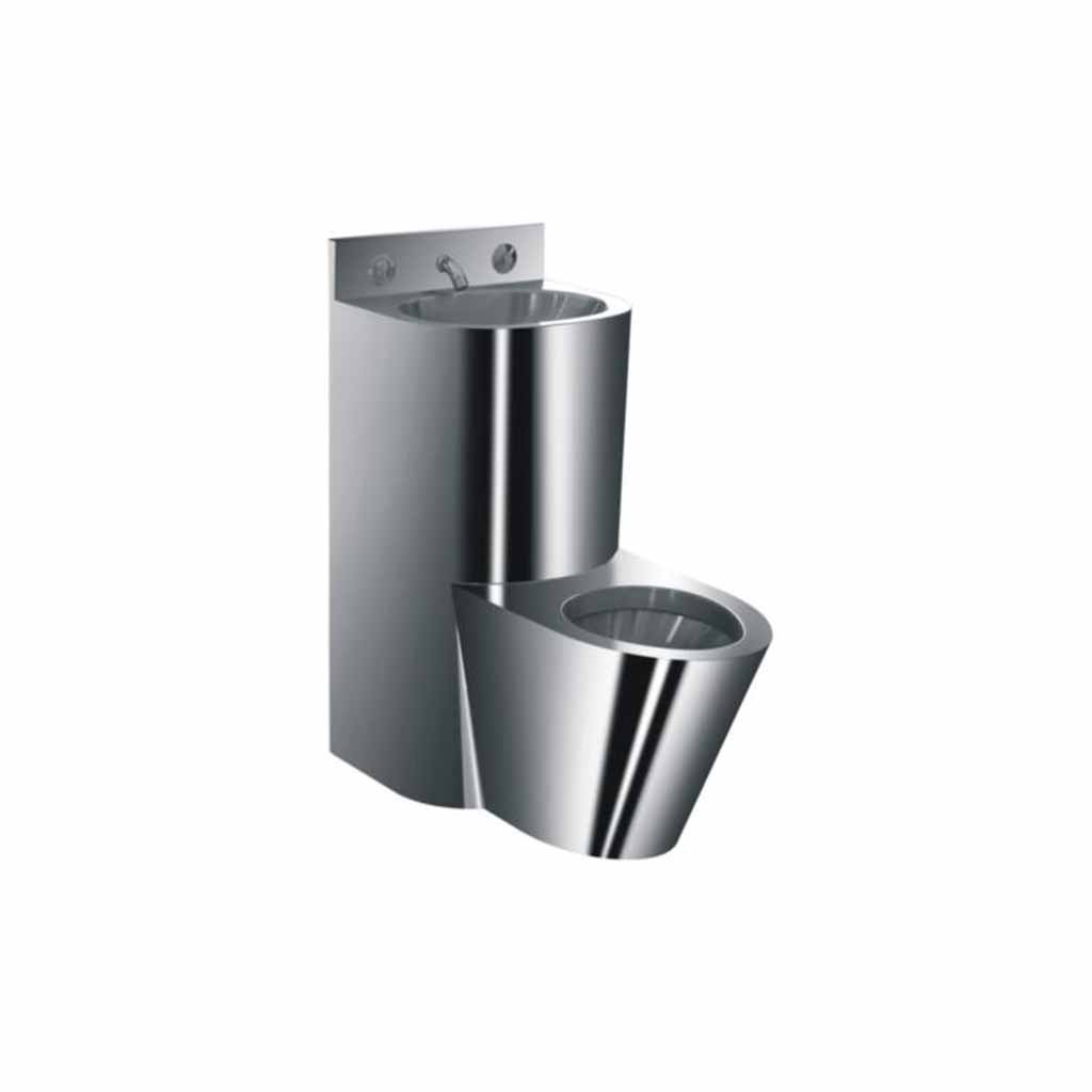 Conjunto de lavabo e inodoro