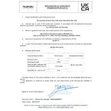 Conformidad UKCA 9 mm