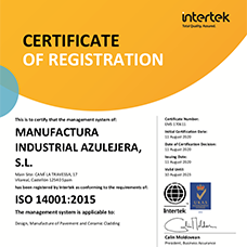 Certificado de registro QMS de Mainzu 