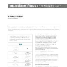 Características técnicas del material de Mainzu.