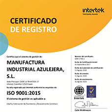 CERTIFICADO  ISO 14001:2015