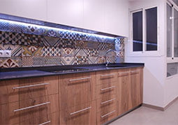 Cocina decorada con base decor Padua de la serie Esenzia
