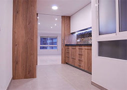 Cocina decorada con base decor Padua de la serie Esenzia