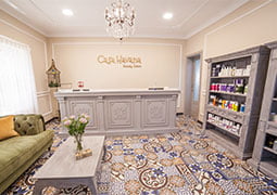 Recepción salón de belleza