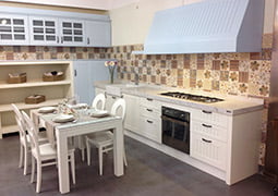 Cocina decorada con Tissu