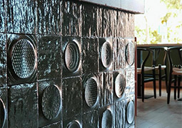 Restaurante decorado con la colección Artigiano