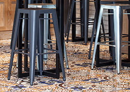 Pavimento restaurante rinas bbq
