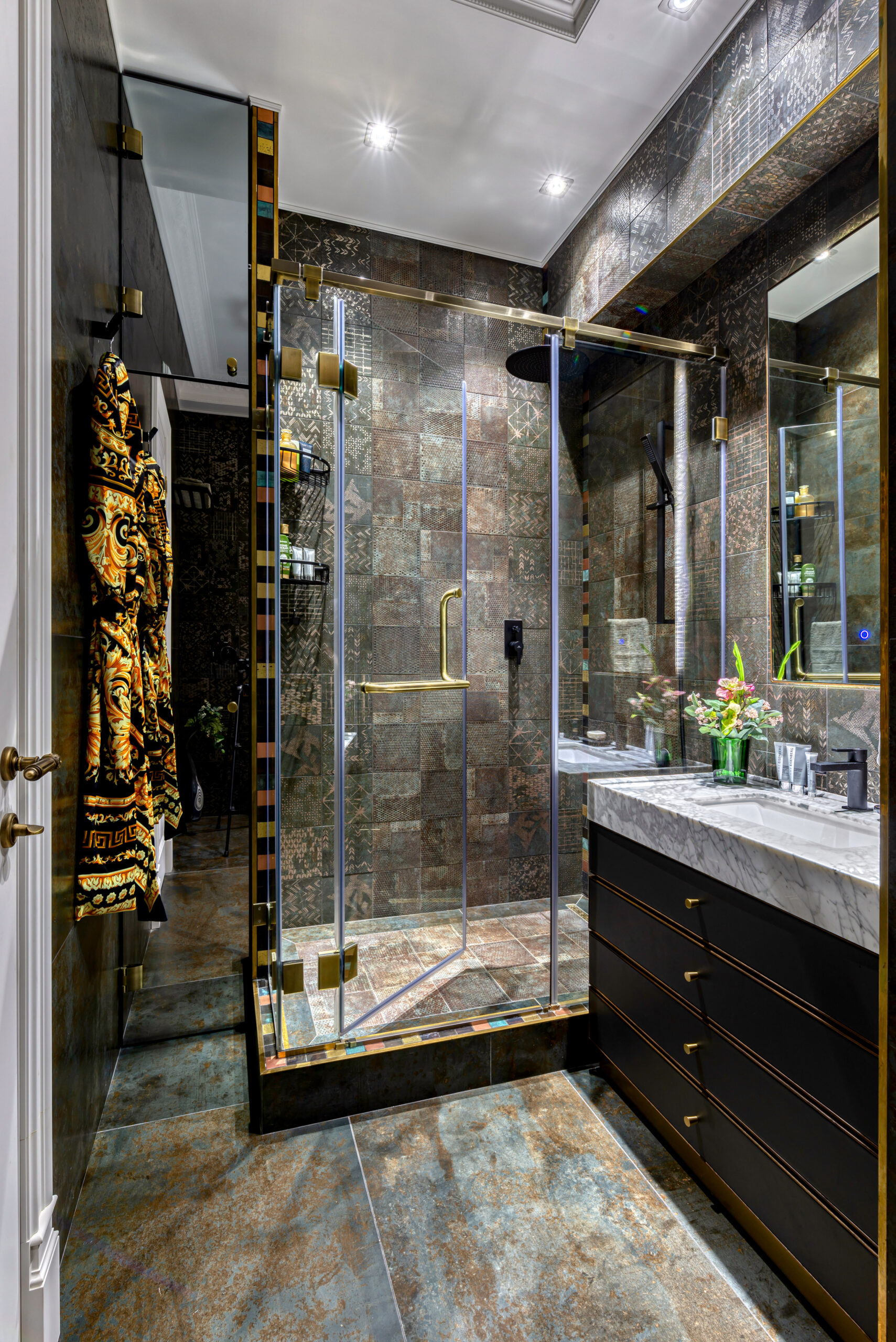 ba&ntilde;o industrial chic