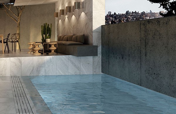Roca Polar, el gres extrusionado inspirado en el cuarzo ideal para piscinas modernas Roca Polar, el gres extrusionado inspirado en el cuarzo ideal para piscinas modernas