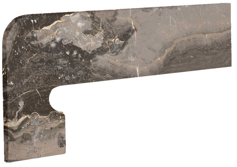ZANQUIN ML IZQ OROBICO TAUPE 395X175MM